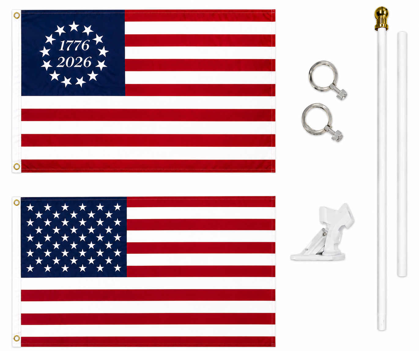 Betsy Ross style American flag kit